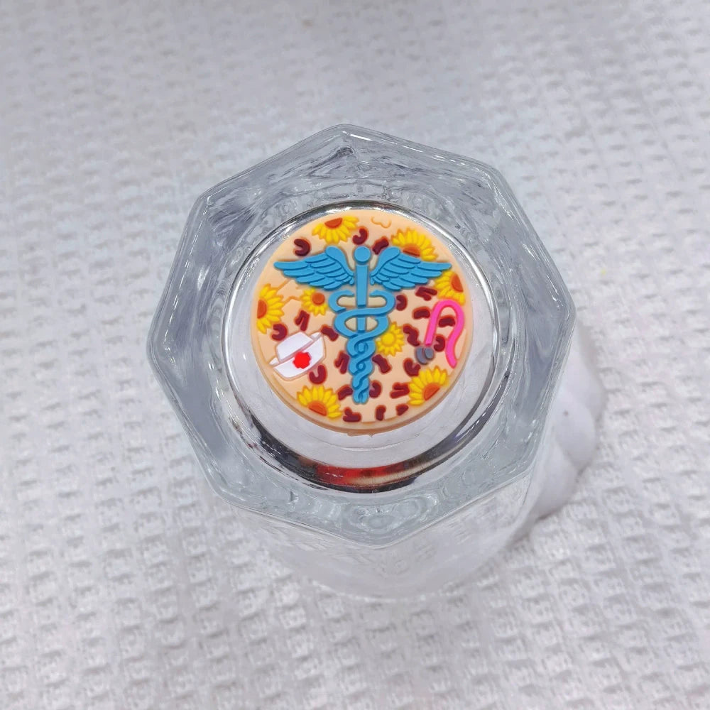 Flatback Healthcare Series Silicone Focal Beads for DIY Pens Bracelet Keychains