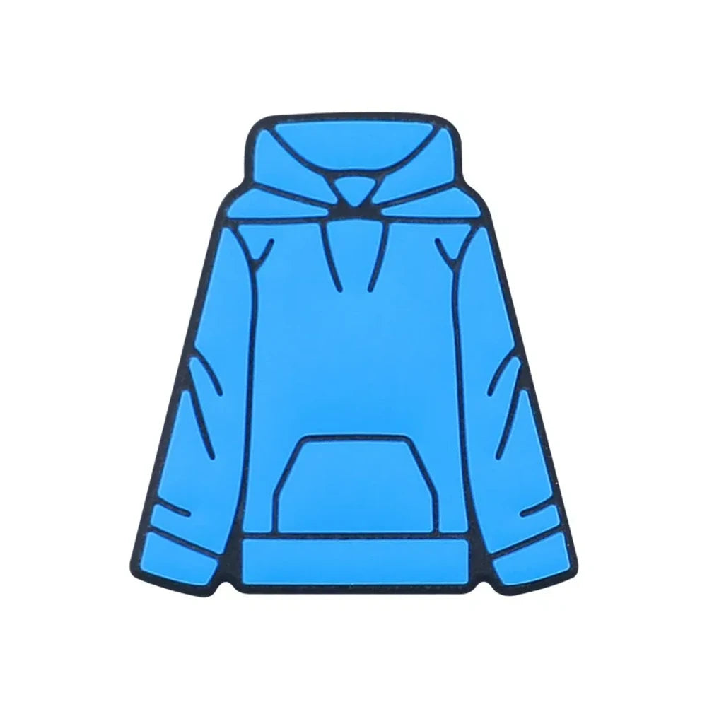 Flatback Hoodie Silicone Focal Beads for DIY Pens Keychains