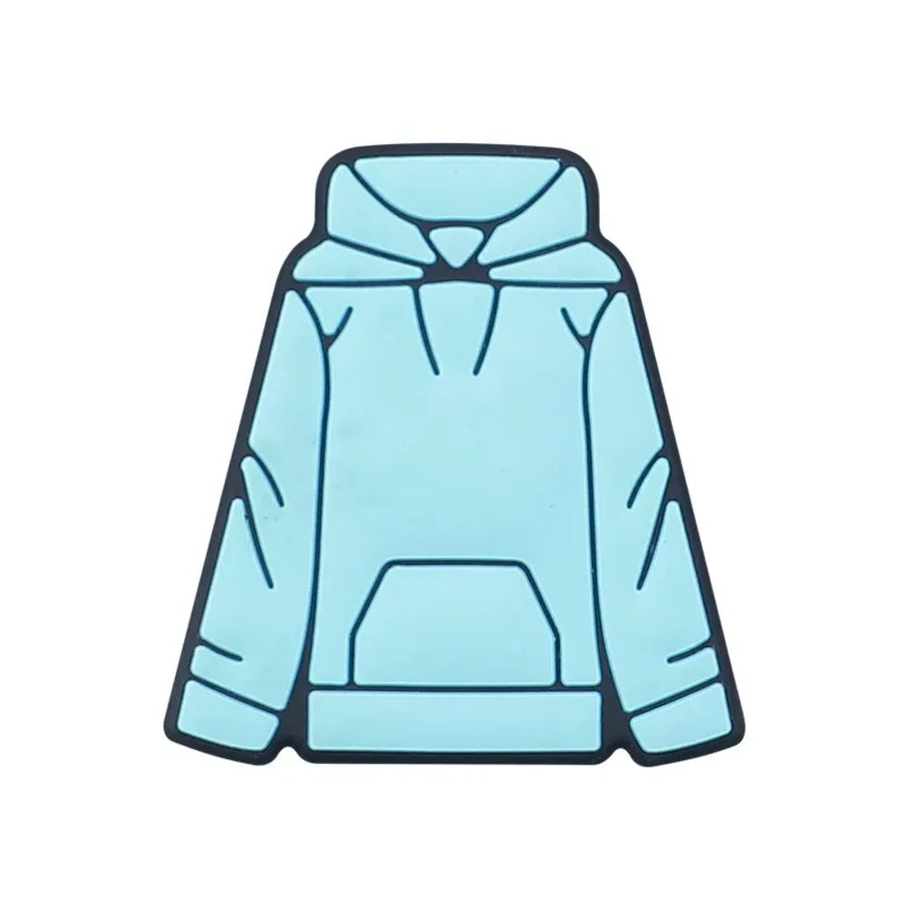 Flatback Hoodie Silicone Focal Beads for DIY Pens Keychains