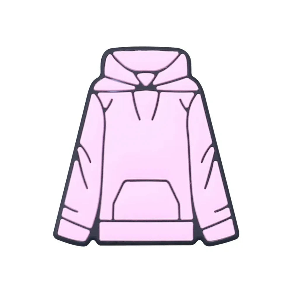 Flatback Hoodie Silicone Focal Beads for DIY Pens Keychains