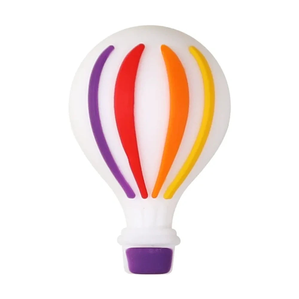 3D Hot Air Balloon Silicone Focal Beads for DIY Pens Keychains