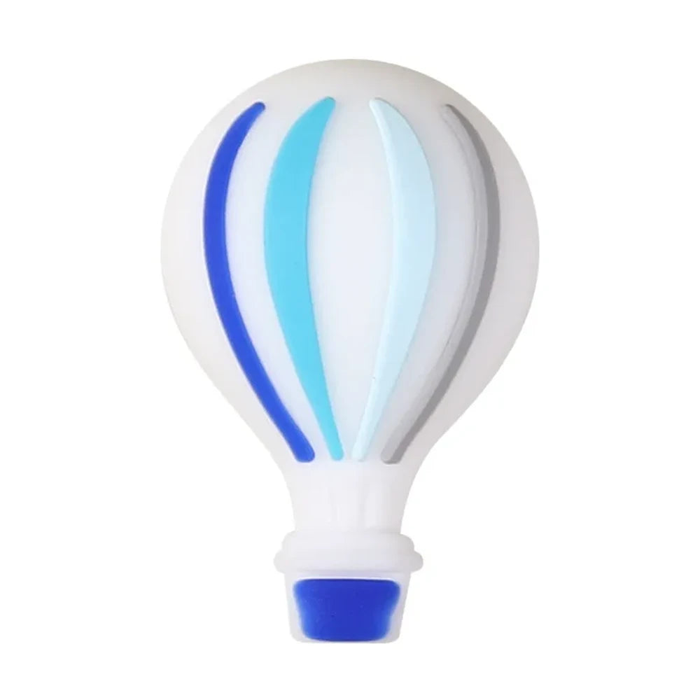 3D Hot Air Balloon Silicone Focal Beads for DIY Pens Keychains