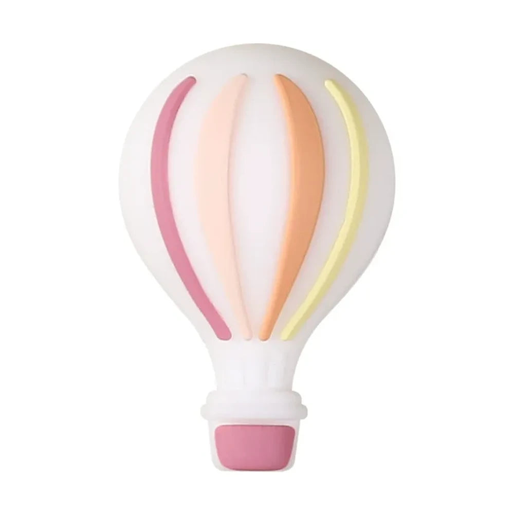 3D Hot Air Balloon Silicone Focal Beads for DIY Pens Keychains