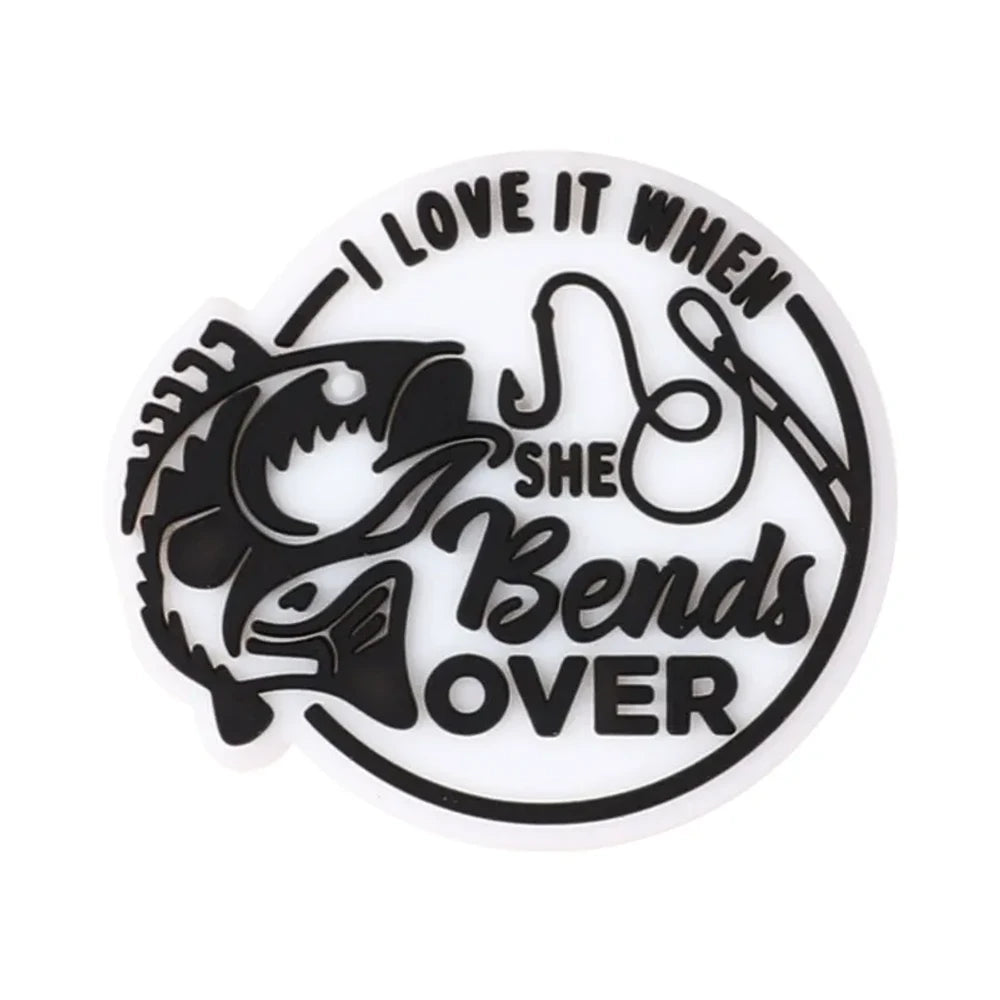 Flatback Hunting Silicone Focal Beads for DIY Pens Keychains