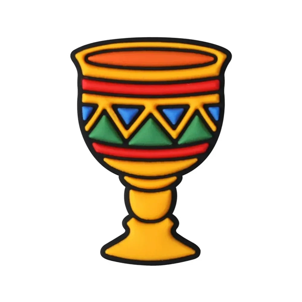 Flatback Kwanzaa Silicone Focal Beads for DIY Pens Keychains