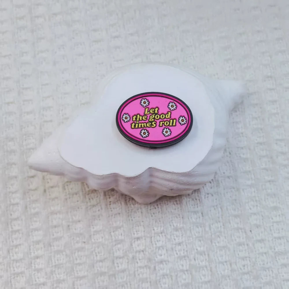 Flatback Letter Silicone Focal Beads for DIY Pens Bracelet Keychains
