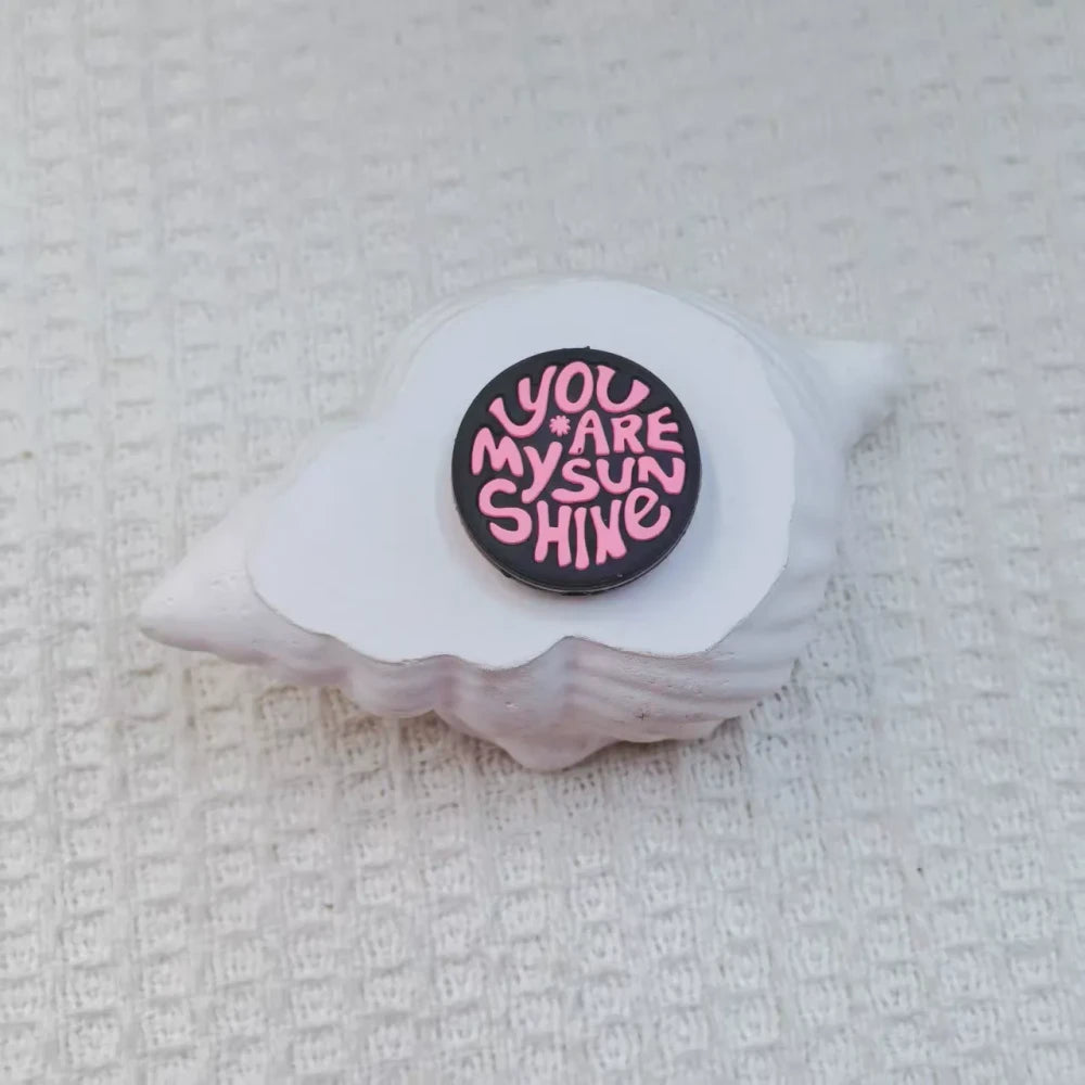 Flatback Letter Silicone Focal Beads for DIY Pens Bracelet Keychains