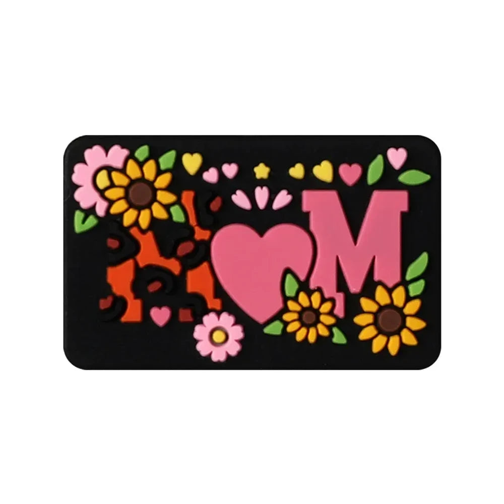 Flatback Letter Silicone Focal Beads for DIY Pens Keychains