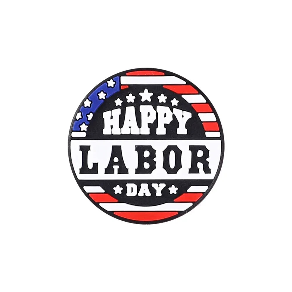 Flatback Letter Silicone Focal Beads for DIY Pens Keychains