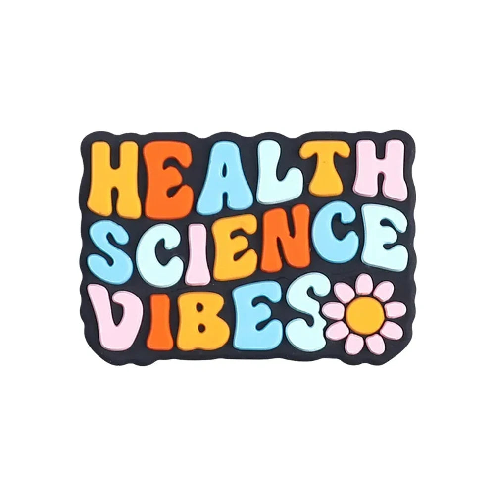 Flatback Letter Silicone Focal Beads for DIY Pens Keychains