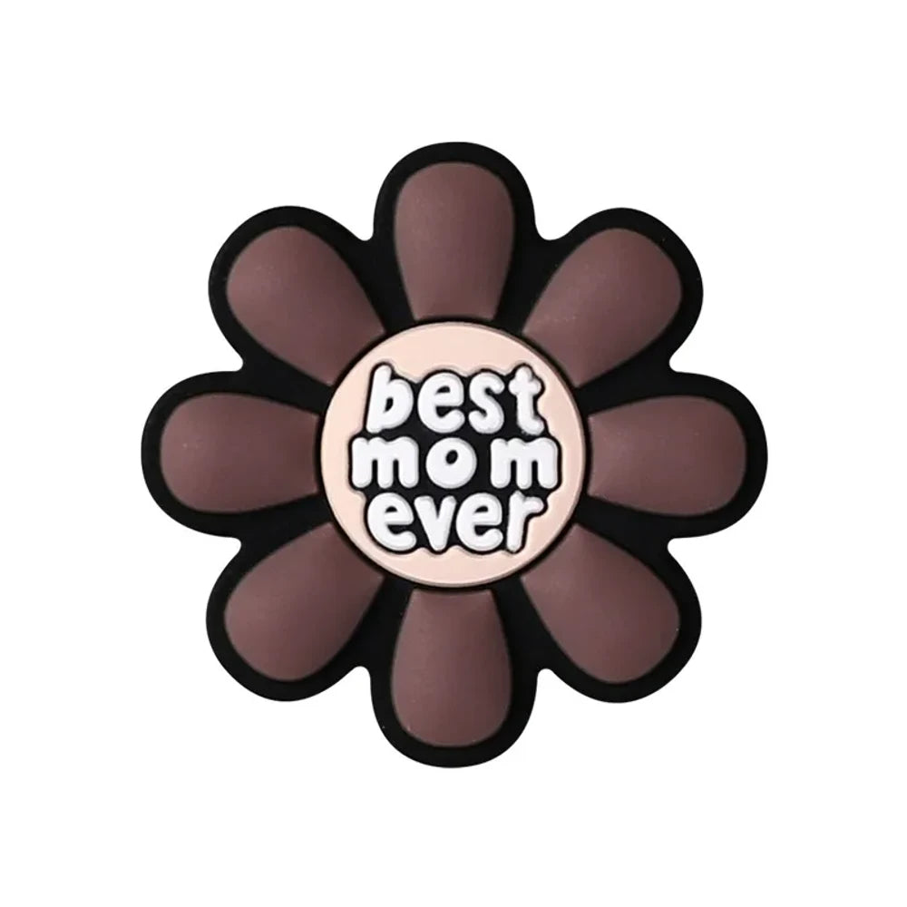 Flatback Letter Silicone Focal Beads for DIY Pens Keychains