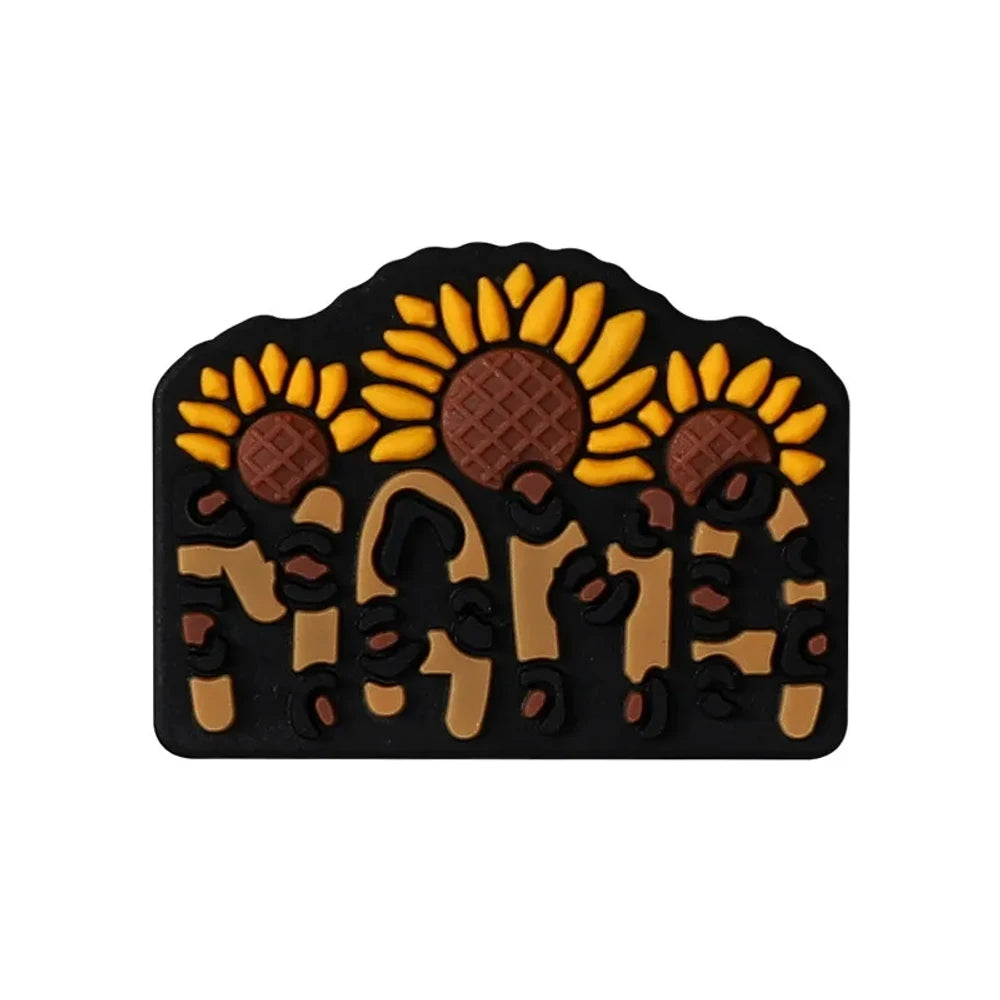 Flatback Letter Silicone Focal Beads for DIY Pens Keychains