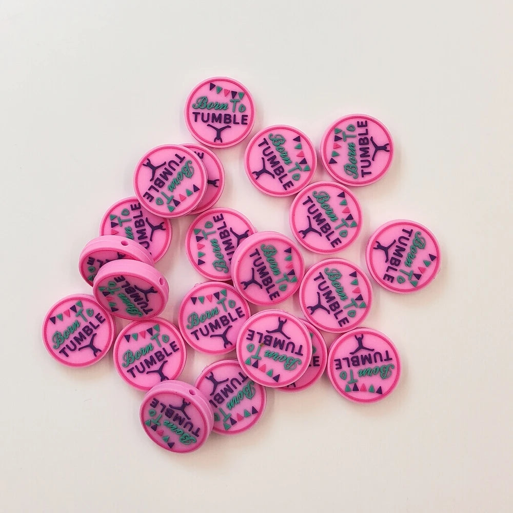 Flatback Letter Silicone Focal Beads for DIY Pens Keychains Bracelet