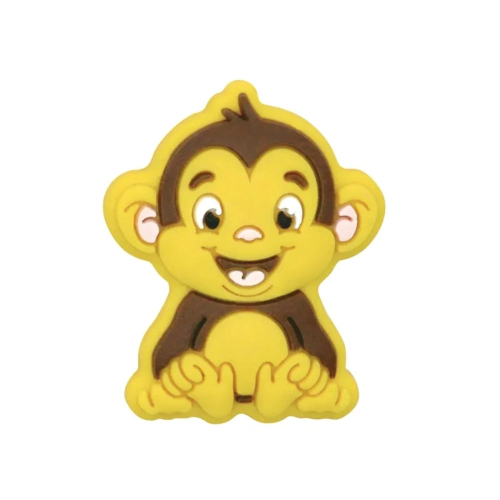 Flatback Monkey Silicone Focal Bead | Beadable Pens Keychains Badge