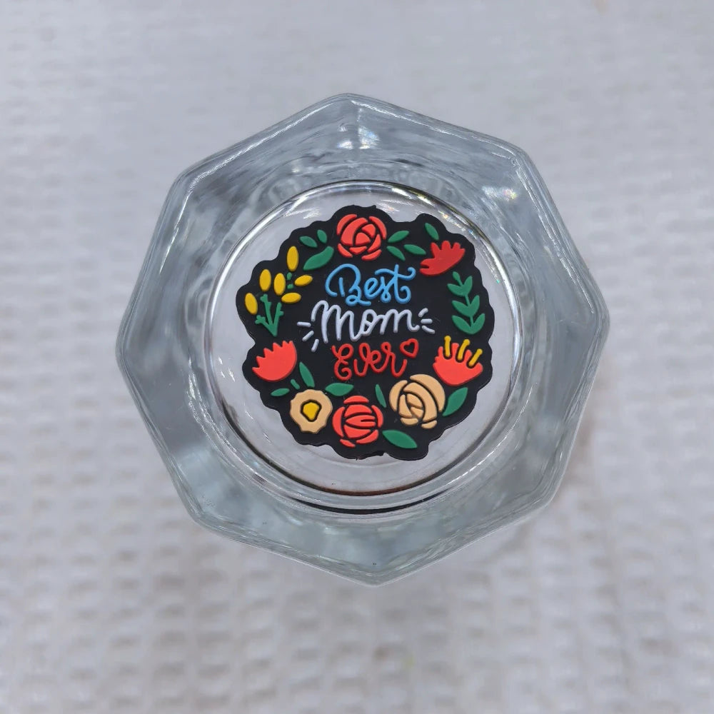Flatback Mother Series Silicone Focal Beads for DIY Pens Keychains