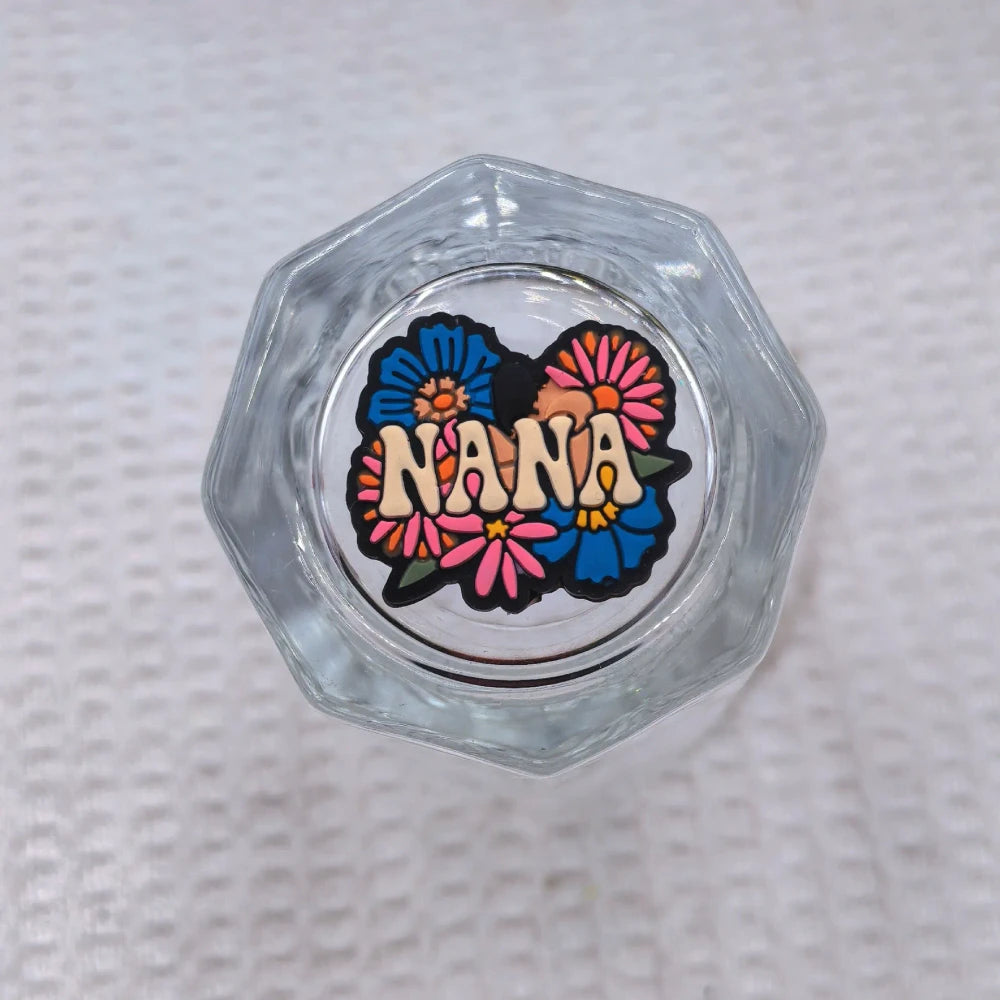 Flatback Mother Series Silicone Focal Beads for DIY Pens Keychains