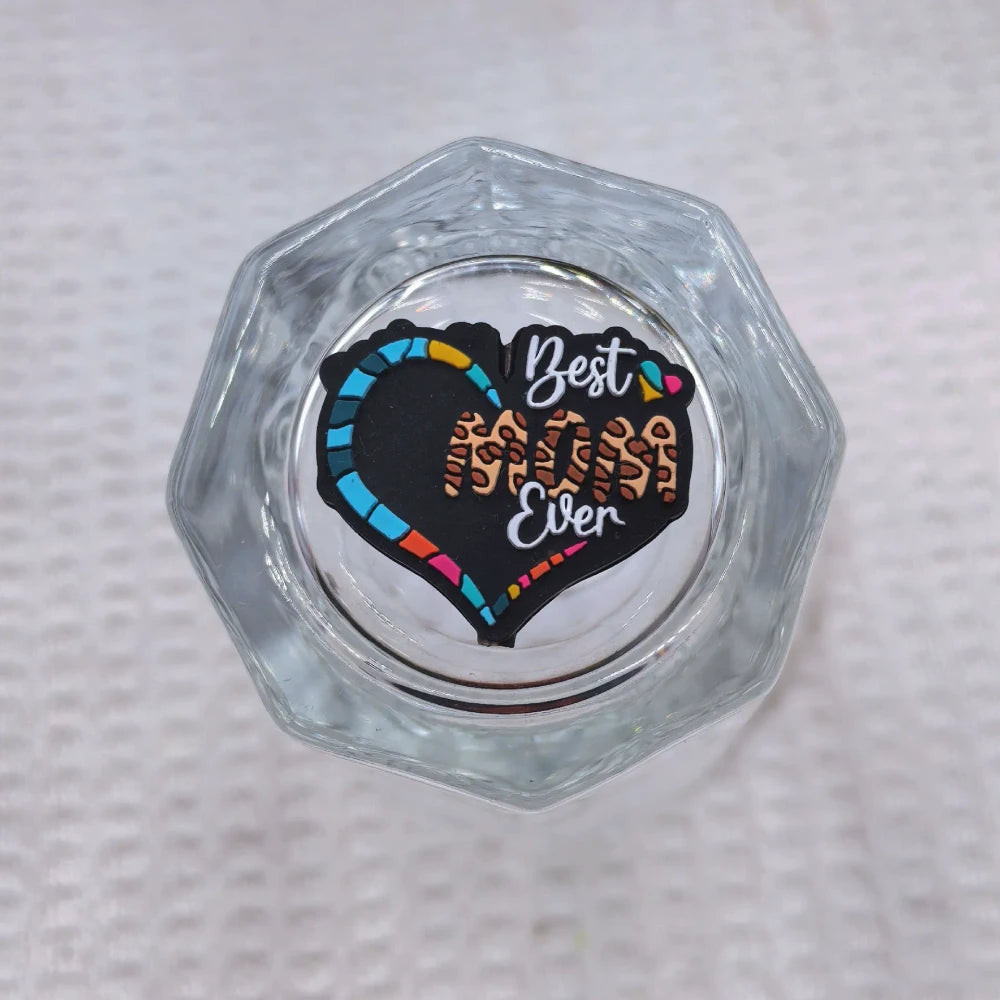 Flatback Mother Series Silicone Focal Beads for DIY Pens Keychains