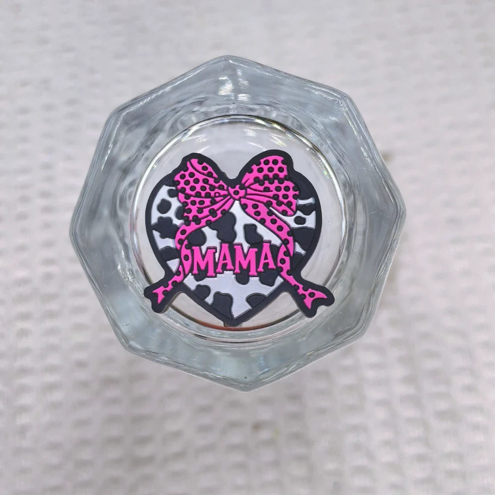 Flatback Mother Series Silicone Focal Beads for DIY Pens Keychains