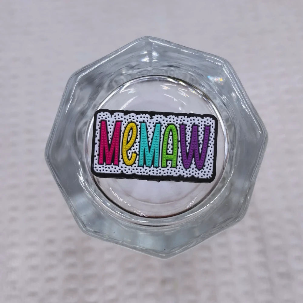 Flatback Mother Series Silicone Focal Beads for DIY Pens Keychains