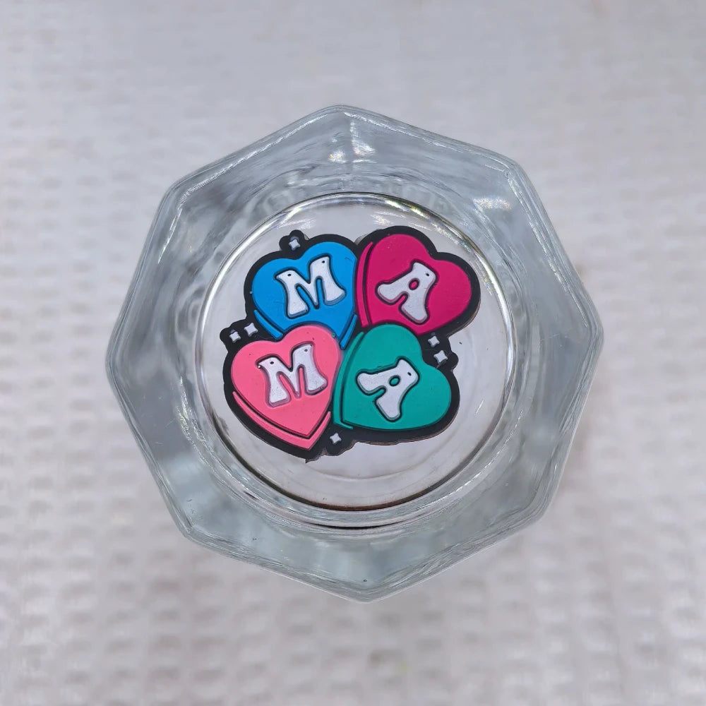 Flatback Mother Series Silicone Focal Beads for DIY Pens Keychains