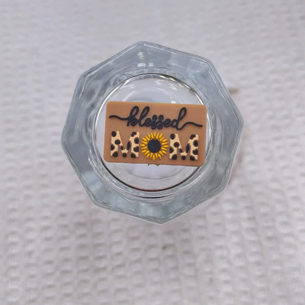 Flatback Mother Series Silicone Focal Beads for DIY Pens Keychains