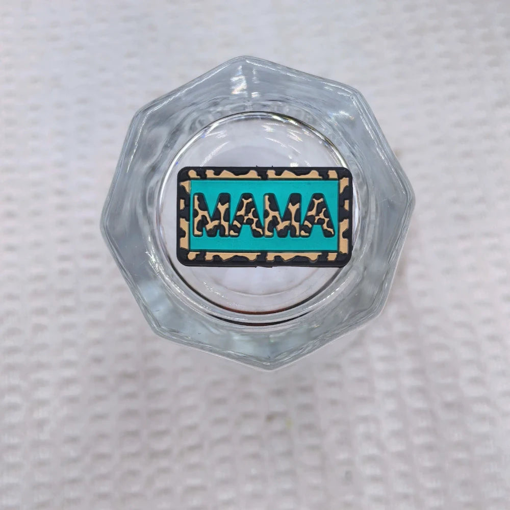 Flatback Mother Series Silicone Focal Beads for DIY Pens Keychains