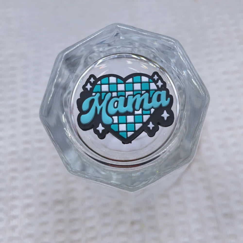 Flatback Mother Series Silicone Focal Beads for DIY Pens Keychains