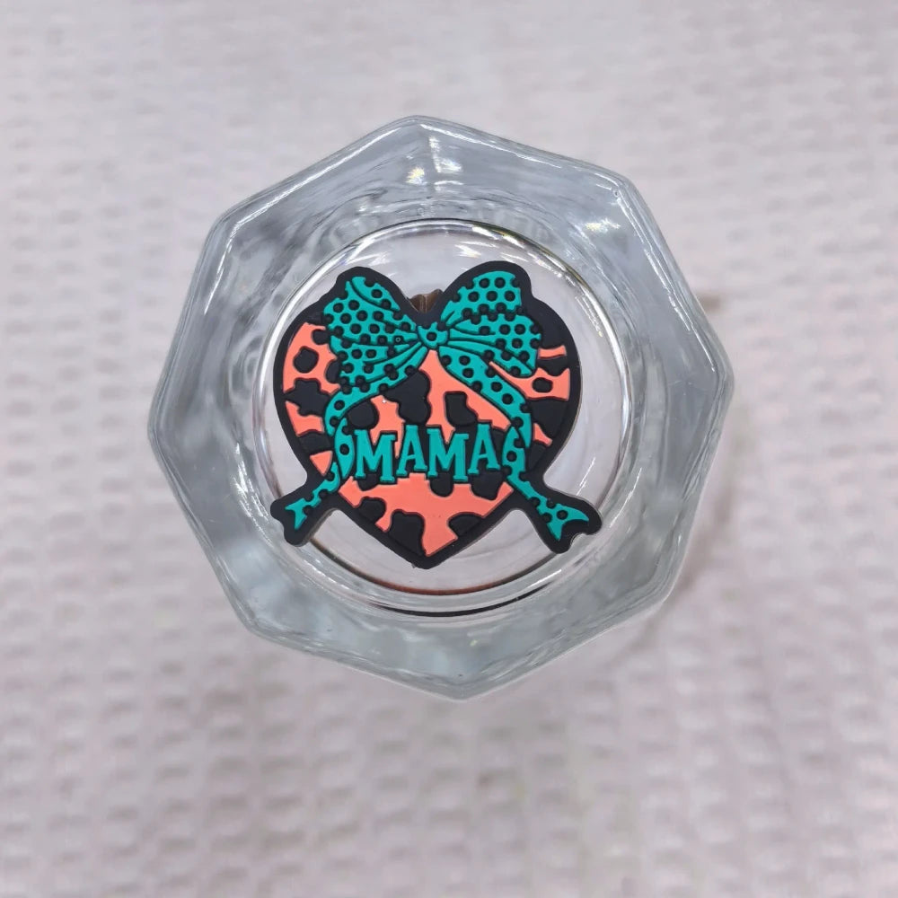 Flatback Mother Series Silicone Focal Beads for DIY Pens Keychains