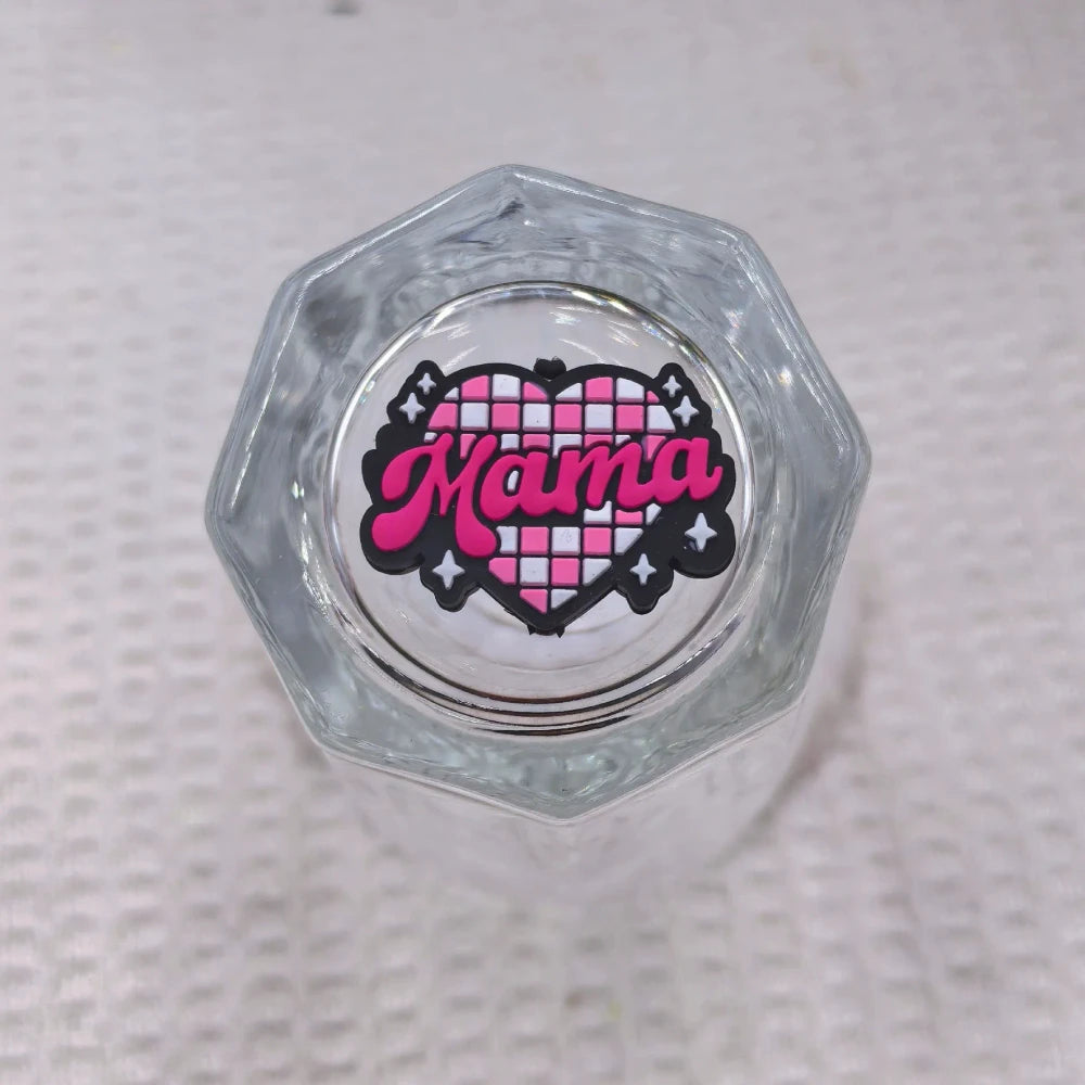 Flatback Mother Series Silicone Focal Beads for DIY Pens Keychains