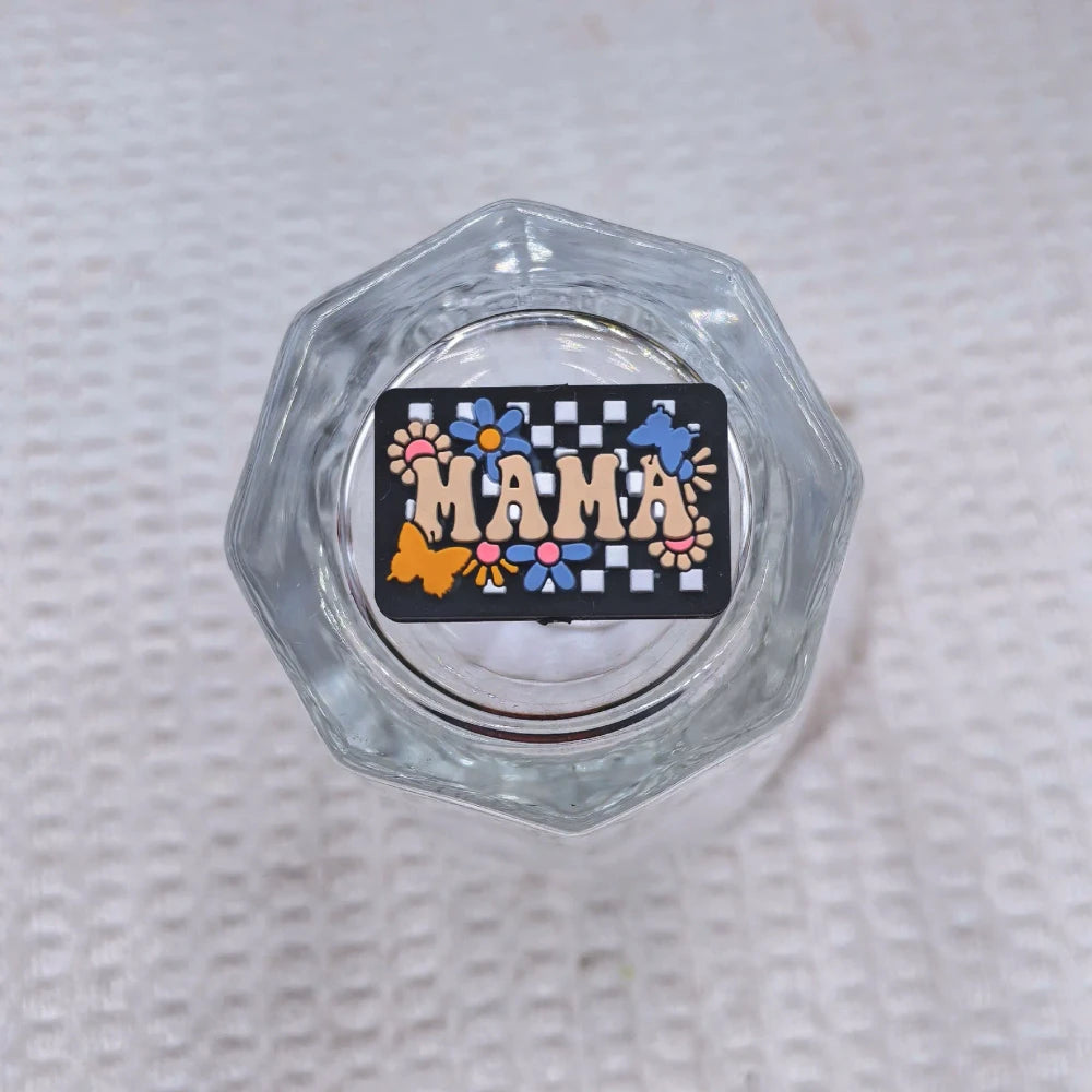 Flatback Mother Series Silicone Focal Beads for DIY Pens Keychains