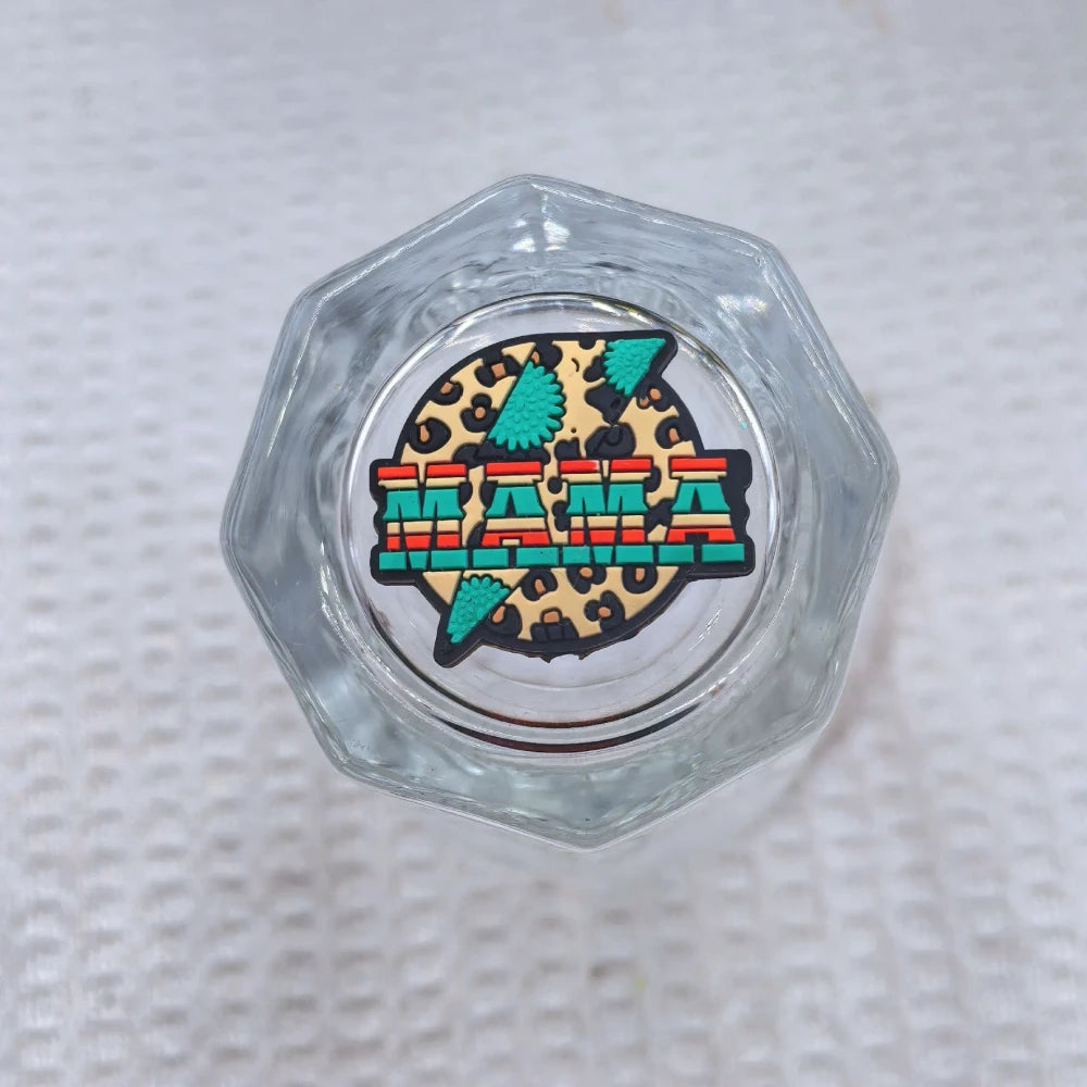 Flatback Mother Series Silicone Focal Beads for DIY Pens Keychains