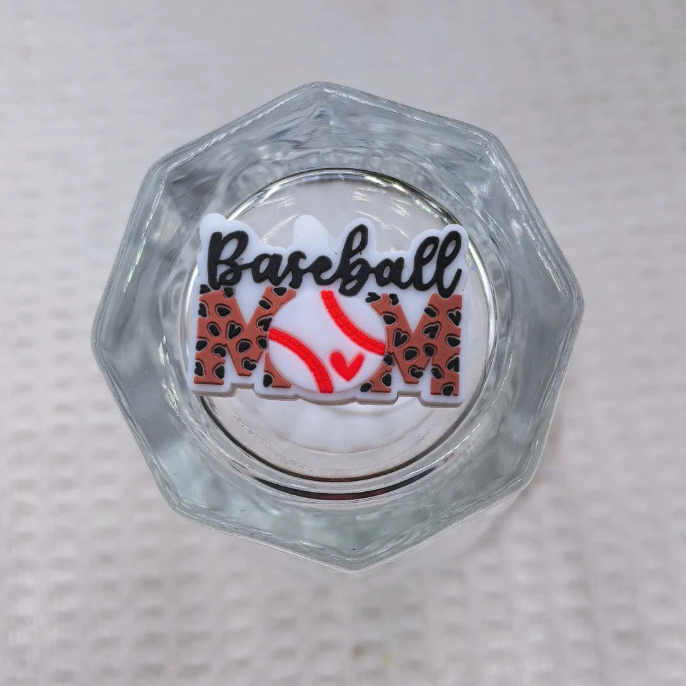 Flatback Mother Series Silicone Focal Beads for DIY Pens Keychains