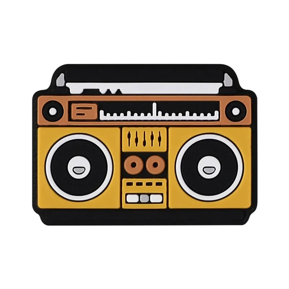 Flatback Music Box Silicone Focal Beads for DIY Pens Keychains