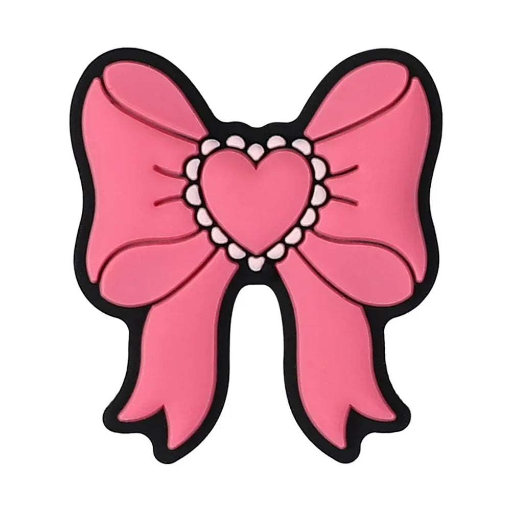 Flatback Pink Series Silicone Focal Beads for DIY Pens Keychains