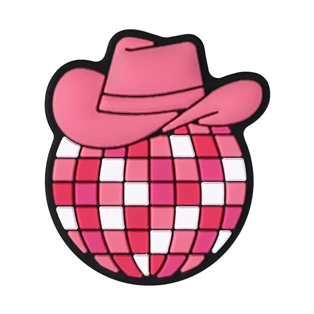 Flatback Pink Series Silicone Focal Beads for DIY Pens Keychains