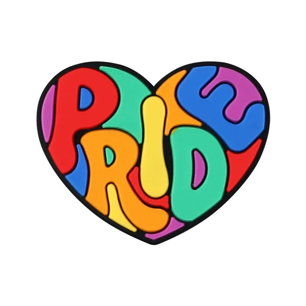 Flatback Rainbow Silicone Focal Beads for DIY Pens Bracelet