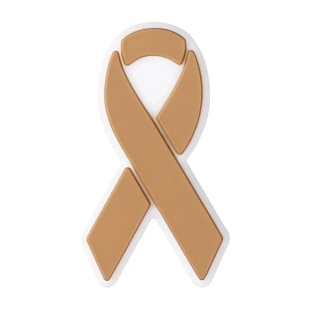 Flatback Ribbon Silicone Focal Beads for DIY Pens Keychains