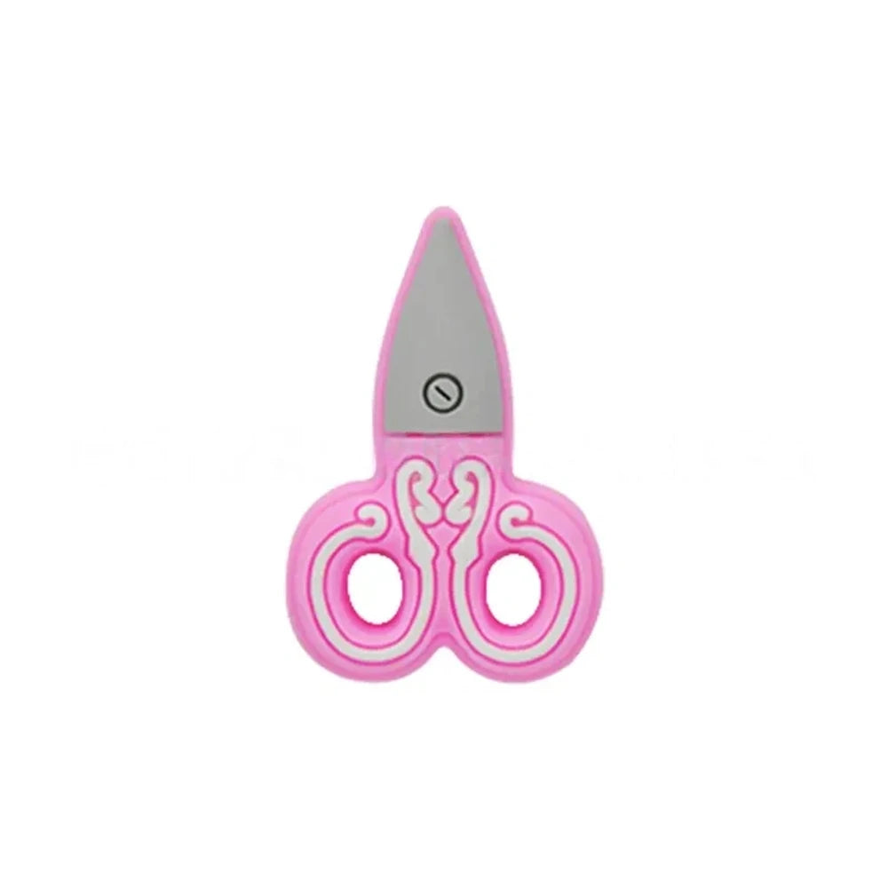 Flatback Scissors Silicone Focal Beads for DIY Keychains Bracelet Pens