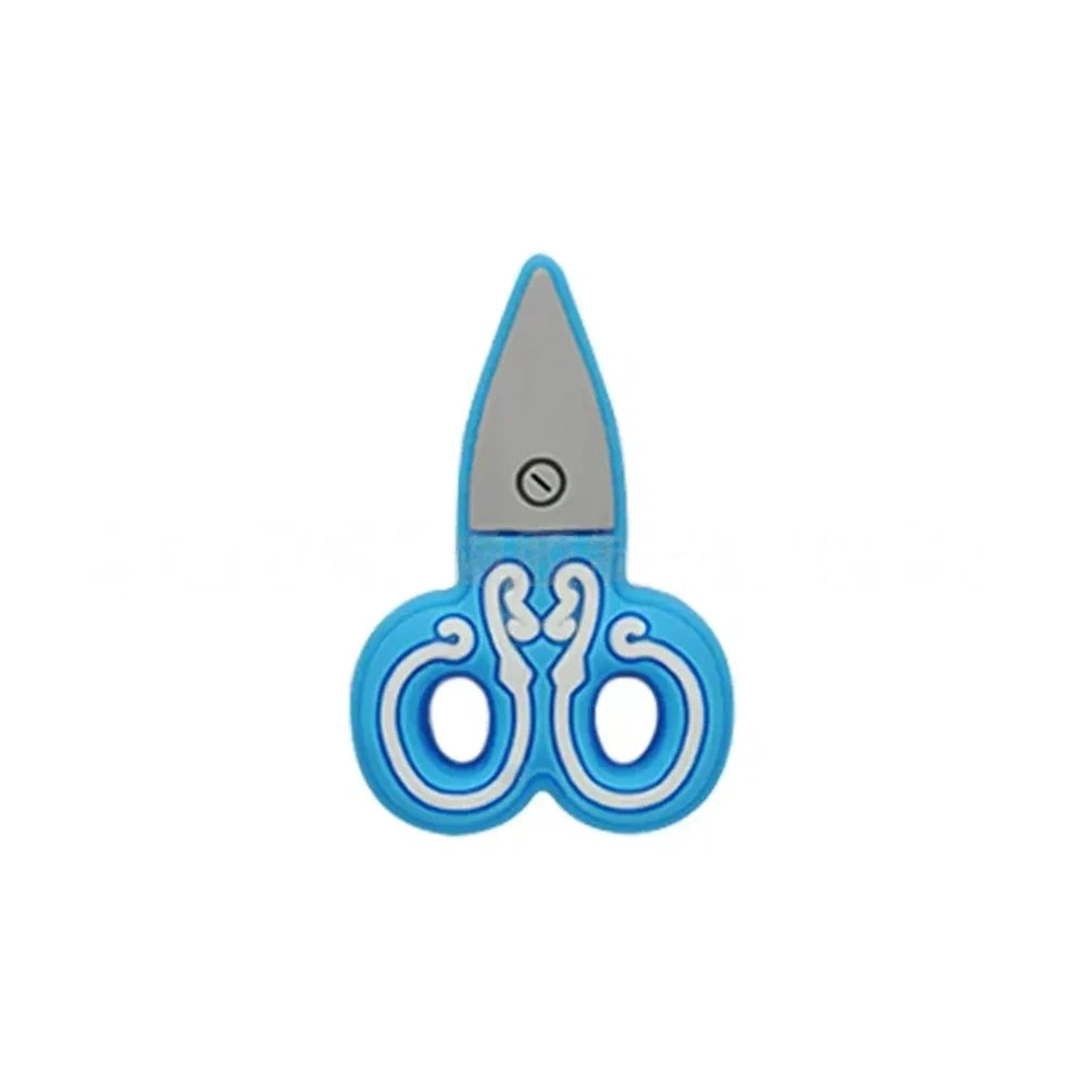 Flatback Scissors Silicone Focal Beads for DIY Keychains Bracelet Pens