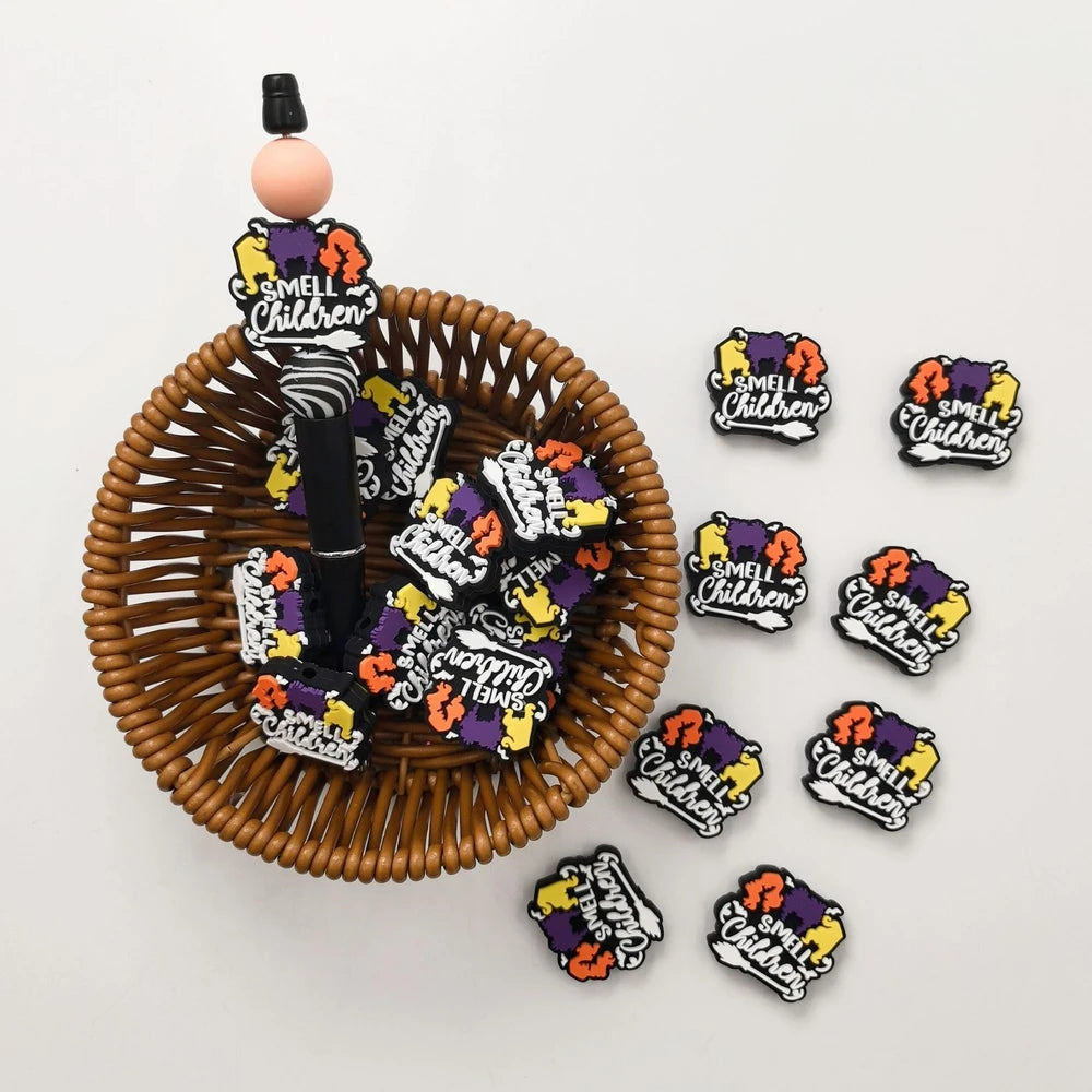 Flatback Silicone Focal Beads for DIY Keychains Bracelet Pens