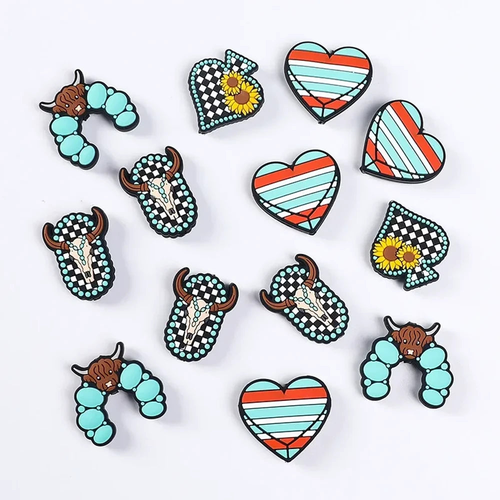 Flatback Silicone Focal Beads for DIY Pens Keychains