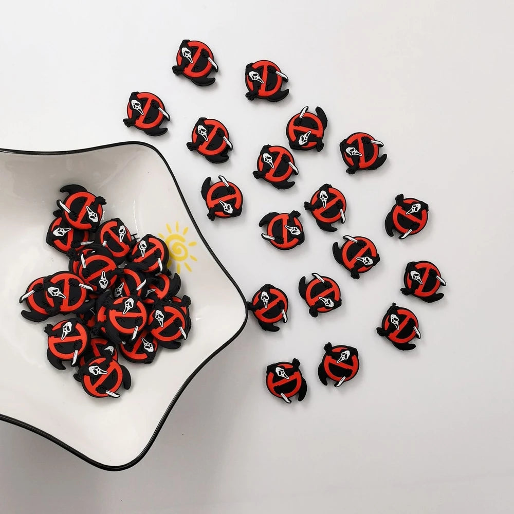 Flatback Silicone Focal Beads for DIY Pens Keychains Bracelet