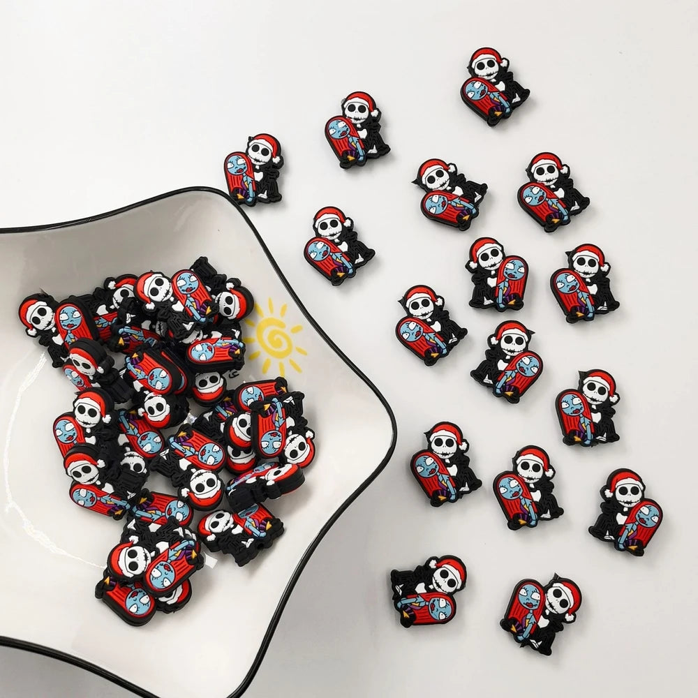 Flatback Silicone Focal Beads for DIY Pens Keychains Bracelet