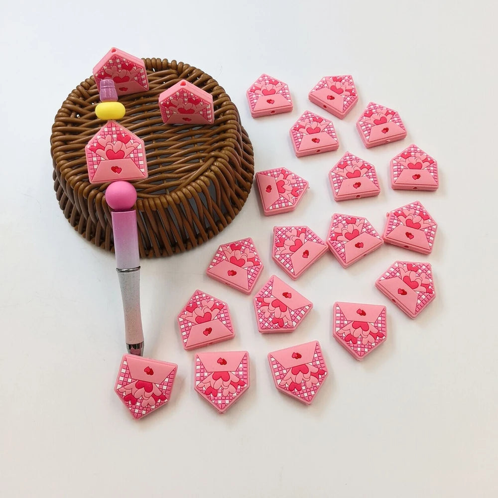 Flatback Silicone Focal Beads for DIY Pens Keychains Bracelet