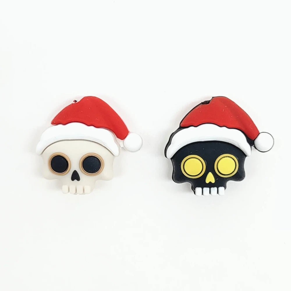 3D Skeleton Silicone Focal Beads for DIY Keychains Bracelet Pens