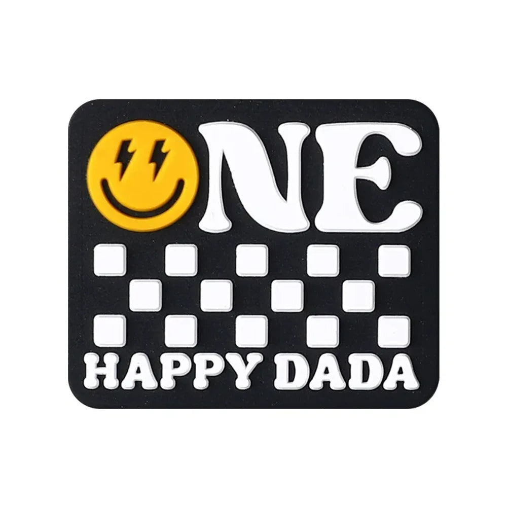 Flatback Smiley Face Silicone Focal Beads for DIY Pens Keychains