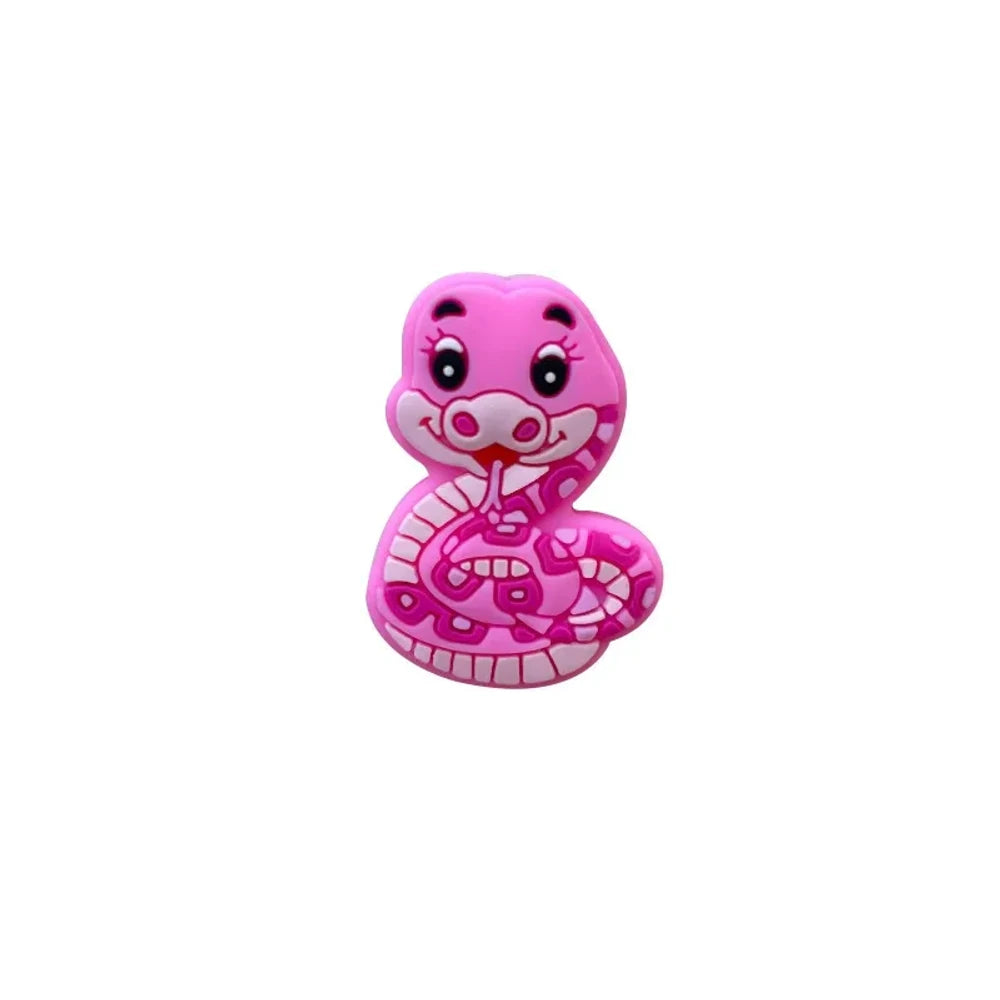 Flatback Snake Silicone Focal Beads for DIY Keychains Bracelet Pens