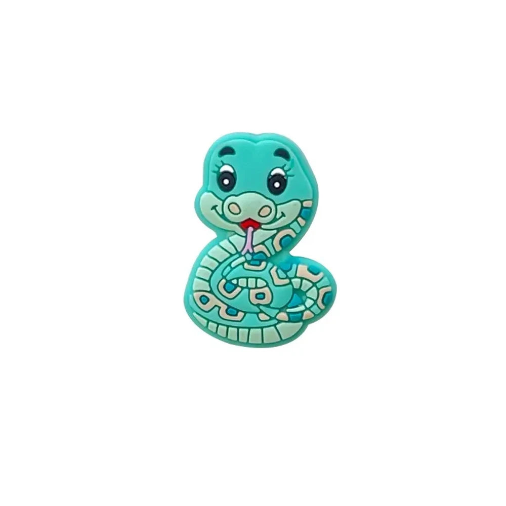 Flatback Snake Silicone Focal Beads for DIY Keychains Bracelet Pens