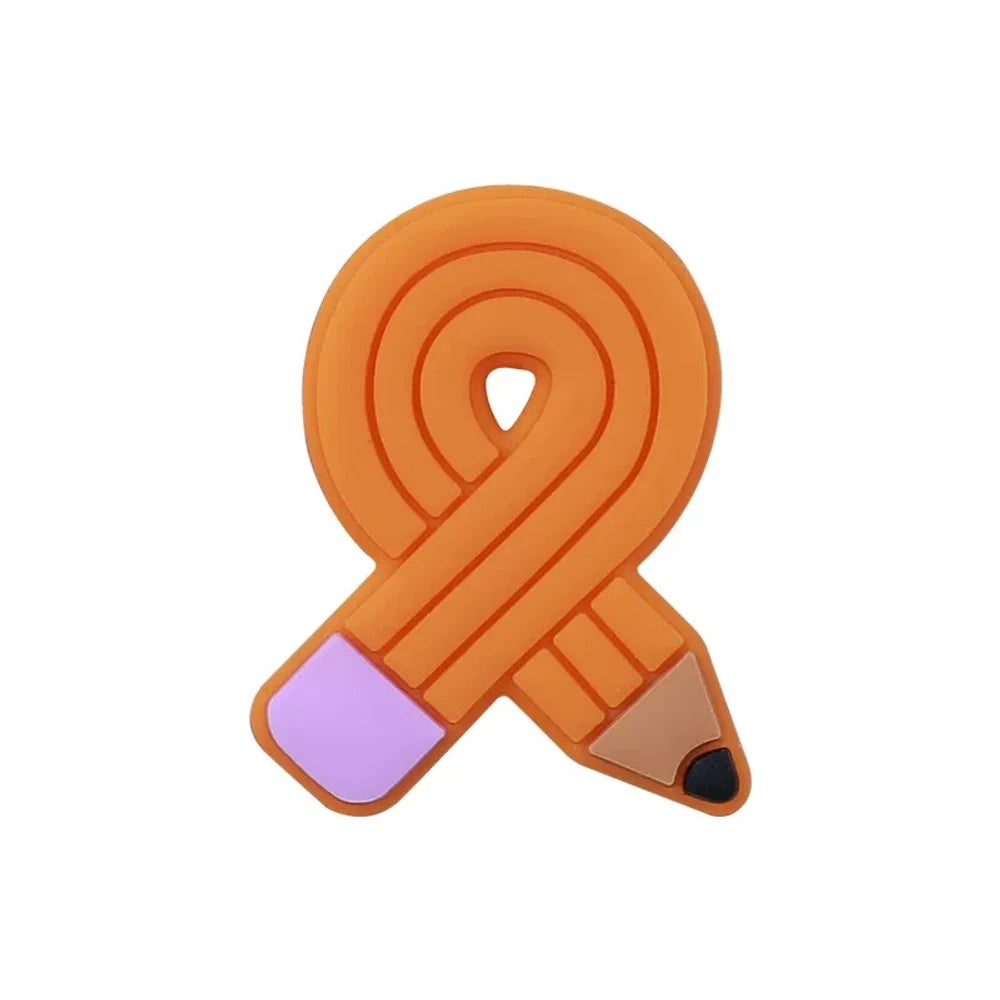 Flatback Stationery Silicone Focal Beads for DIY Pens Bracelet