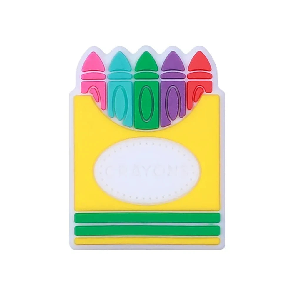 Flatback Stationery Silicone Focal Beads for DIY Pens Bracelet